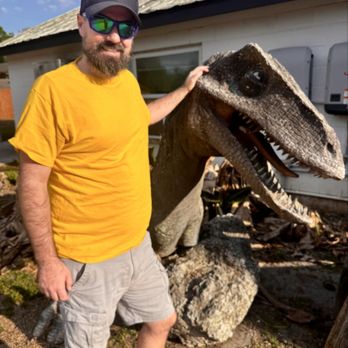 Dad's Bar - Cool Dino outside - Bars Near Me - Gainesville, Florida