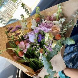 Rustic mixed bouquet with requested pastel colors Rustic mixed bouquet with requested pastel colors
