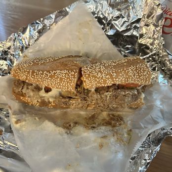 Capo Italian Deli - Half of a Sm 6" California Cheesesteak It was the Bomb / Delicious - Delis Near Me - Washington, DC, District of Columbia