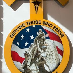 Tricare Outpatient Clinic - On the wall to the left as you enter the building.