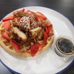 Chik'n Waffle (GF, SF, NF) (Chik'n contains Gluten and Soy)