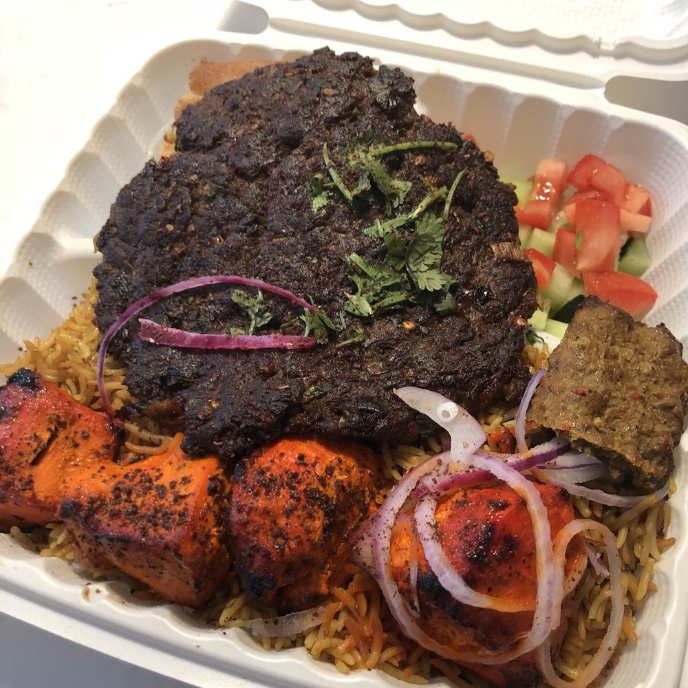 Kabul Kabob & Grill - Combo kabob with Chapli and chicken. All so good, especially the brown rice. - Afghan Near Me - Dublin, California Kabul Kabob & Grill - Combo kabob with Chapli and chicken. All so good, especially the brown rice. - Afghan Near Me - Dublin, California