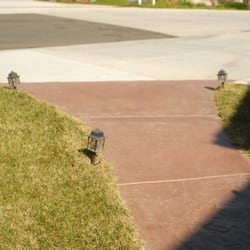 Exact Construction - Roman Slate stamped sidewalk