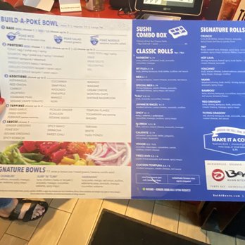 Bento Asian Kitchen + Sushi - other side of menu - Pan Asian Near Me - Boca Raton, Florida