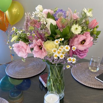 Flower Village - Quick bouquet pictured back at home - Florists Near Me - Los Angeles, California Flower Village - Quick bouquet pictured back at home - Florists Near Me - Los Angeles, California