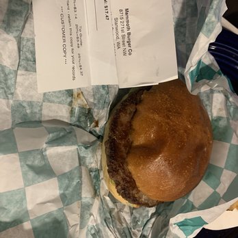 Mammoth Burger - Receipt of burger impossible - Burgers Near Me - Stanwood, Washington Mammoth Burger - Receipt of burger impossible - Burgers Near Me - Stanwood, Washington