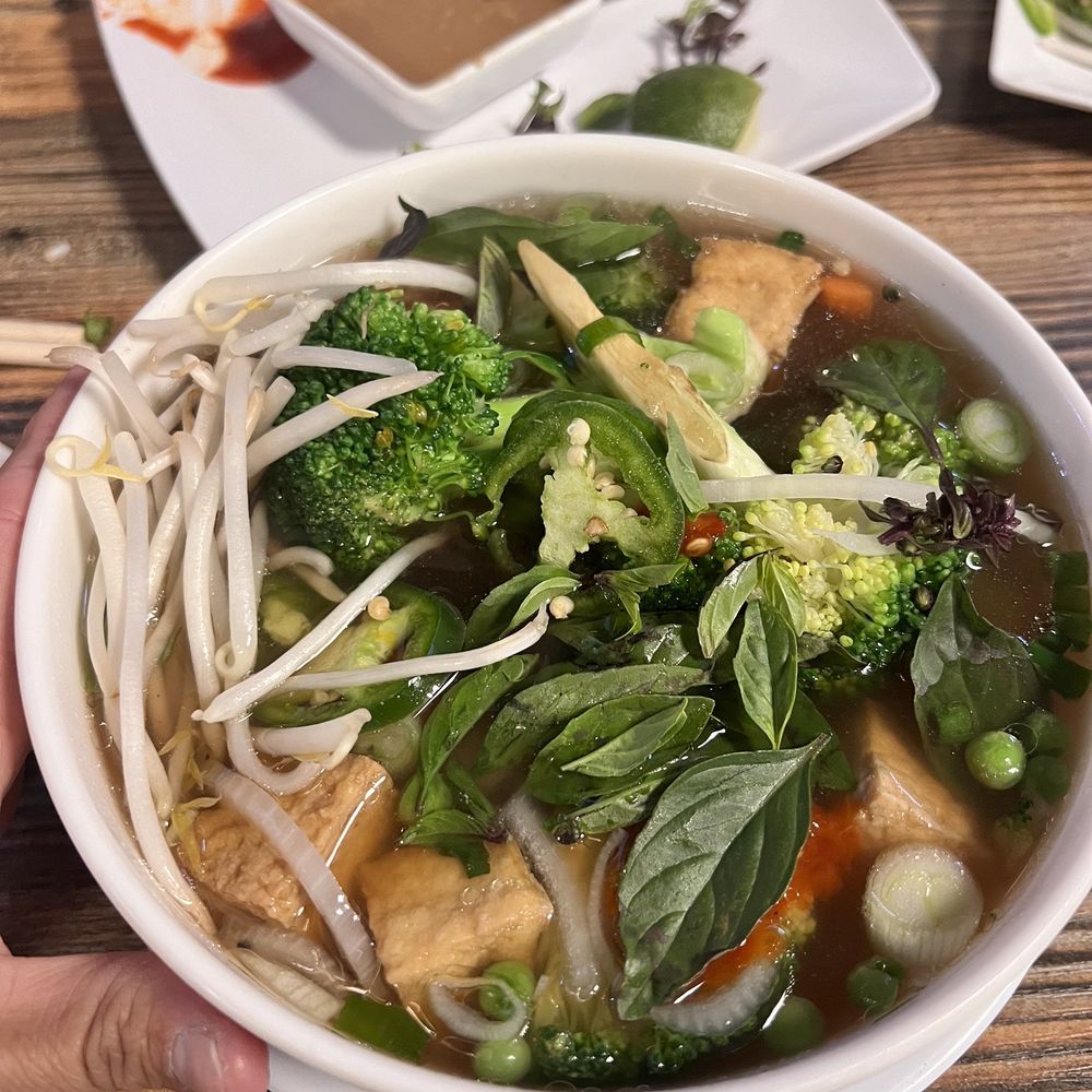 Regular size is plenty! This is the veggie pho w/ beef broth and was $11.99 as of 11/2/23 Regular size is plenty! This is the veggie pho w/ beef broth and was $11.99 as of 11/2/23