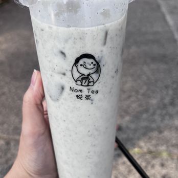 Nom Tea - Black Sesame Milk Tea - Bubble Tea Near Me - Brooklyn, New York