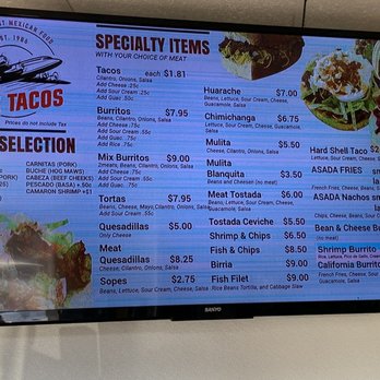 LAX Tacos - Menu (October 2021) - Mexican Near Me - Inglewood, California