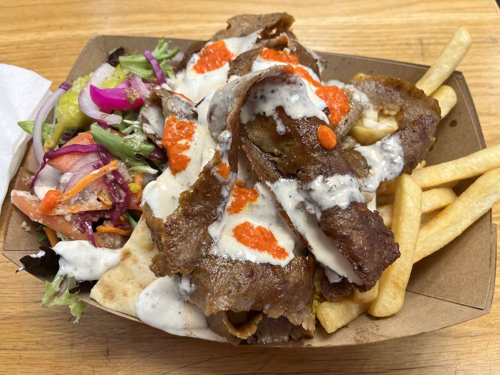 Food from Rafi’s Gyro Loco