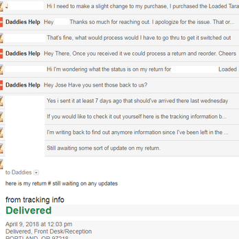 Daddies Board Shop - Attempting to get a refund, stopped responding. - Skate Shops Near Me - Portland, Oregon Daddies Board Shop - Attempting to get a refund, stopped responding. - Skate Shops Near Me - Portland, Oregon