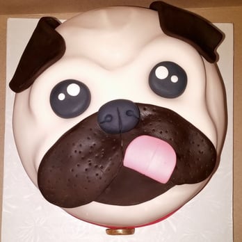 E & R Sweetery - a cake shaped like a pug - Desserts Near Me - Vaughan, Ontario E & R Sweetery - a cake shaped like a pug - Desserts Near Me - Vaughan, Ontario