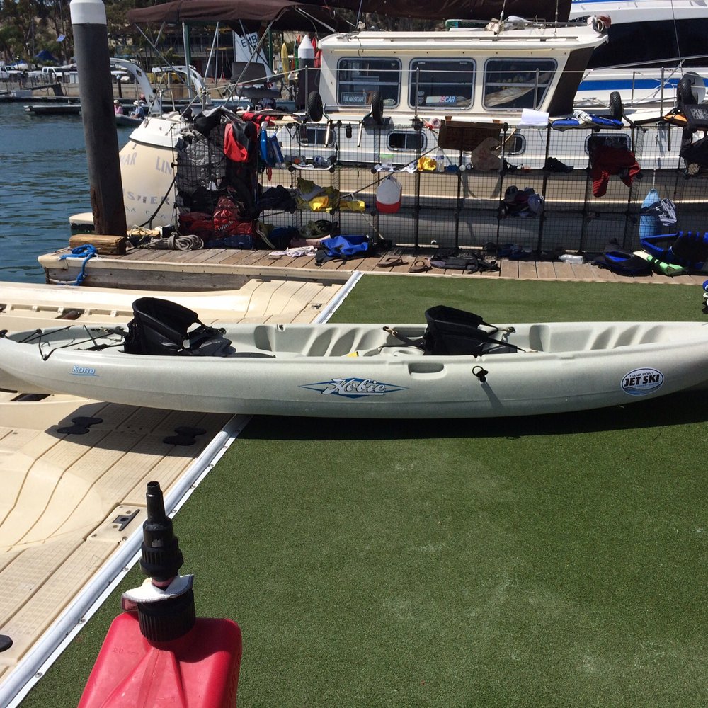 Pure Watersports - Here's the kayak we rented. They put a third seat in the middle for our daughter to come along for the ride! - Sporting Goods Near Me - Dana Point, California Pure Watersports - Here's the kayak we rented. They put a third seat in the middle for our daughter to come along for the ride! - Sporting Goods Near Me - Dana Point, California