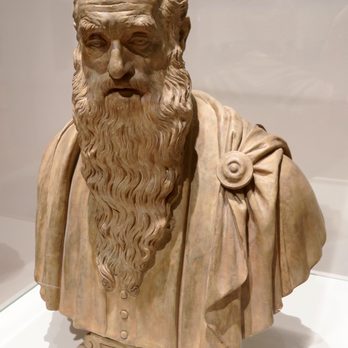 Phoenix Art Museum - Alessandro Vittoria; Bust of Giulio Contarini; early 16th-early 17th century; terracotta - Art Museums Near Me - Phoenix, Arizona Phoenix Art Museum - Alessandro Vittoria; Bust of Giulio Contarini; early 16th-early 17th century; terracotta - Art Museums Near Me - Phoenix, Arizona