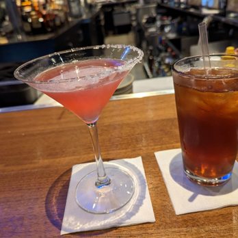 Maggie McFly's - Hibiscus margarita (in a martini glass?) - New American Near Me - Virginia Beach, Virginia