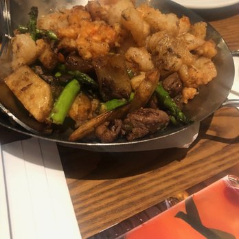 P.F. Chang's - My mother had the surf n turf. It was $23.00 for this plus an extra $3.00 for fried rice. A bit pricey. - Asian Fusion Near Me - Rochester, Michigan P.F. Chang's - My mother had the surf n turf. It was $23.00 for this plus an extra $3.00 for fried rice. A bit pricey. - Asian Fusion Near Me - Rochester, Michigan