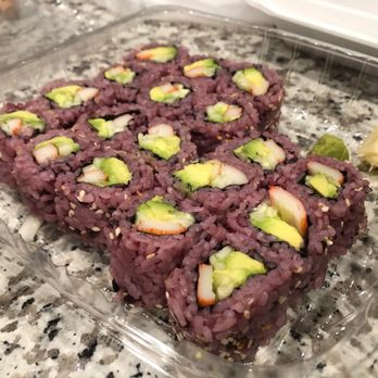 Katana Sushi - California rolls with purple rice - Japanese Near Me - Midlothian, Virginia Katana Sushi - California rolls with purple rice - Japanese Near Me - Midlothian, Virginia