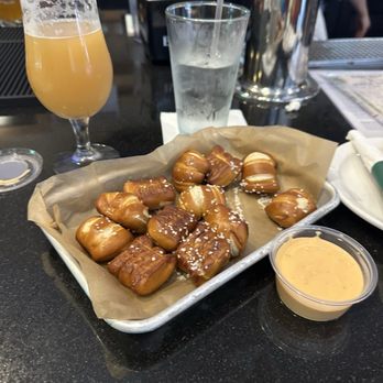 Robin Hood Brewing - Pretzel bites with beer cheese. Delicious! - Pizza Near Me - Bellefonte, Pennsylvania Robin Hood Brewing - Pretzel bites with beer cheese. Delicious! - Pizza Near Me - Bellefonte, Pennsylvania