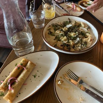 Bacari Long Beach - moroccan cigars and Asian pear & Brie pizza - Mediterranean Near Me - Long Beach, California