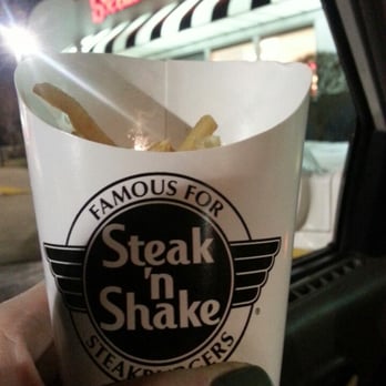 Steak ’n Shake - My "whole" order of fries with my overpriced combo. What a bummer. - Burgers Near Me - DeKalb, Illinois