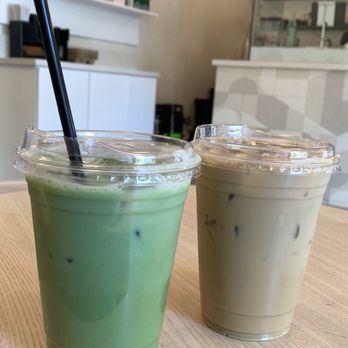 White Sparrow Coffee - Matcha latte and iced vanilla latte - Coffee Roasteries Near Me - Tustin, California White Sparrow Coffee - Matcha latte and iced vanilla latte - Coffee Roasteries Near Me - Tustin, California