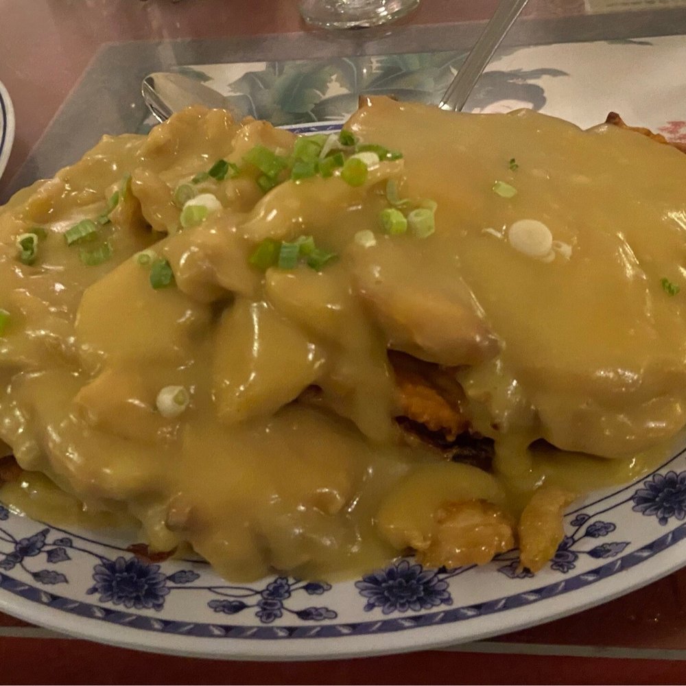 Hop Sing Palace - That is a *LOT* of egg foo Young! - Chinese Near Me - Folsom, California