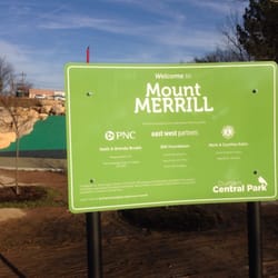 Mount Merrill - Welcome sign.