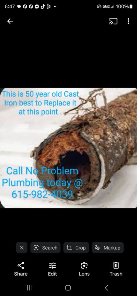 Slide of No Problem Plumbing
