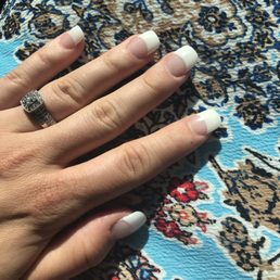 White tip full set done by the owner Amy. She did a great job and was very fast. I will be coming back very soon.