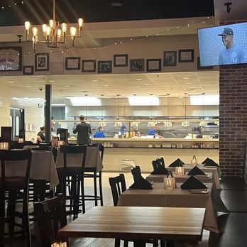 Federal American Grill - Open kitchen from bar/high top seating - New American Near Me - Katy, Texas Federal American Grill - Open kitchen from bar/high top seating - New American Near Me - Katy, Texas
