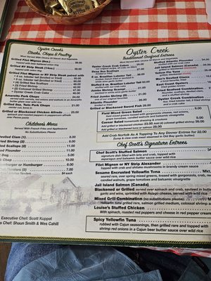 Menu photo 1 Oyster Creek Inn Leeds Point, NJ Menu photo 1 Oyster Creek Inn Leeds Point, NJ