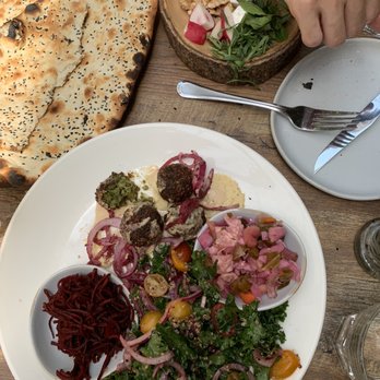 Delbar Middle Eastern - Falafel plate - Persian/Iranian Near Me - Atlanta, Georgia