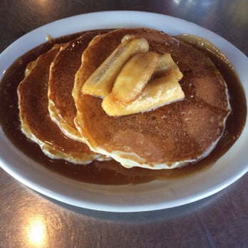Ria's Bluebird - Pancake with banana - Southern Near Me - Atlanta, Georgia Ria's Bluebird - Pancake with banana - Southern Near Me - Atlanta, Georgia