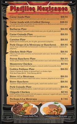 Menu photo 4 Guadalajara Cocina Mexicana Melissa, TX