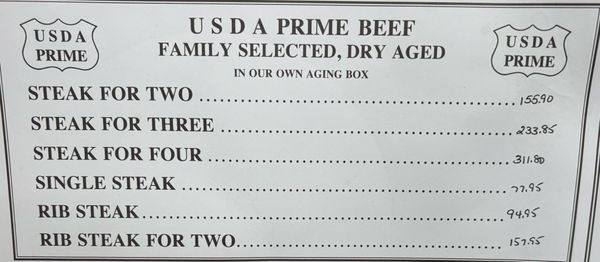 Menu photo 2 Peter Luger Brooklyn, NY