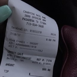 They don't have a prices listed. Pedis range from $35 -$60 My nails were $52 and my pedicure was $37 Ridiculous