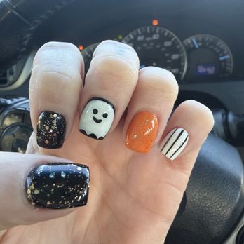 Happy Nails & Spa - thank you Eva for the best Halloween Nails - Nail Salons Near Me - Manchester, Connecticut Happy Nails & Spa - thank you Eva for the best Halloween Nails - Nail Salons Near Me - Manchester, Connecticut