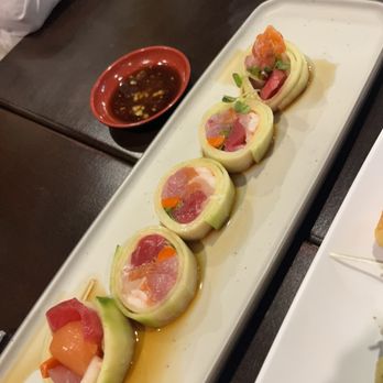 Okane Umi - Cucumber Special Roll (no rice)Cucumber - Sushi Bars Near Me - Lomita, California Okane Umi - Cucumber Special Roll (no rice)Cucumber - Sushi Bars Near Me - Lomita, California
