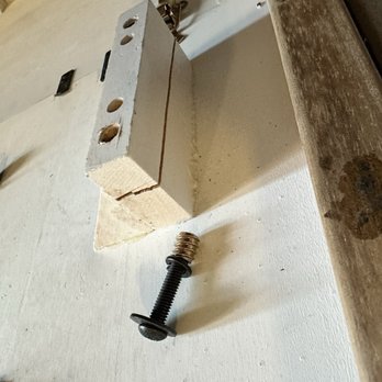 Ashley Store - CRacked and cross threaded where base mounts - Furniture Stores Near Me - Fremont, California
