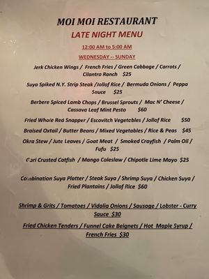 Menu photo 3 Moi Moi Washington, DC, DC