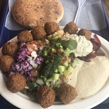 Falafel Stop - Falafal salad ! Scrumptious! - Falafel Near Me - Sunnyvale, California