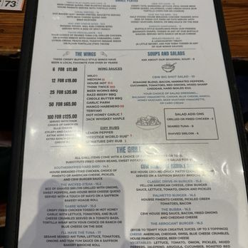 Charleston Beer Works - The menus. - Sports Bars Near Me - Charleston, South Carolina