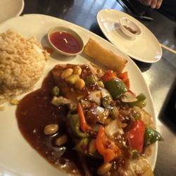 Kung Pao Fish Lunch Meal