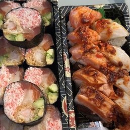 Rainbow inside out Roll / The Koi Roll Rainbow inside out Roll / The Koi Roll