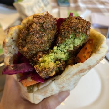 Näna Good Eats - Falafel Pita Sandwich - Middle Eastern Near Me - Whitestone, New York