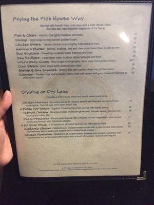 Menu photo 6 Saybrook Fish House Canton, CT
