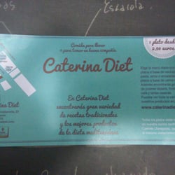 Caterina Diet - Flyer explicativo