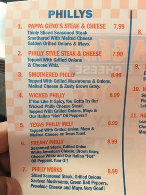 Menu photo 4 Pappa Geno's Houston, TX