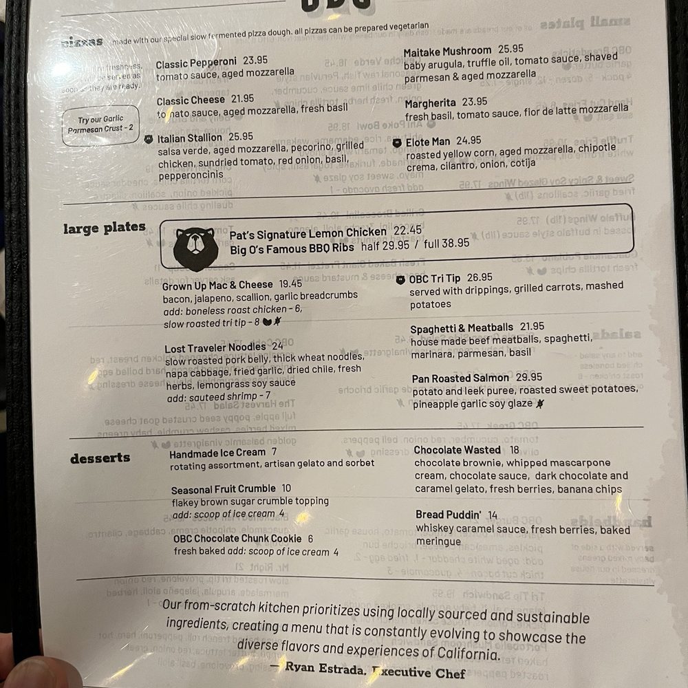 Oscar's Brewing Company - Food menu 2 - American Near Me - Temecula, California