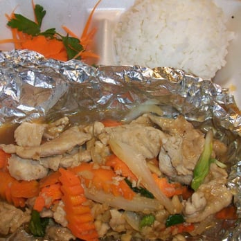 PP Thai & Sushi - garlic sauce lunch special to go - Thai Near Me - Mesa, Arizona